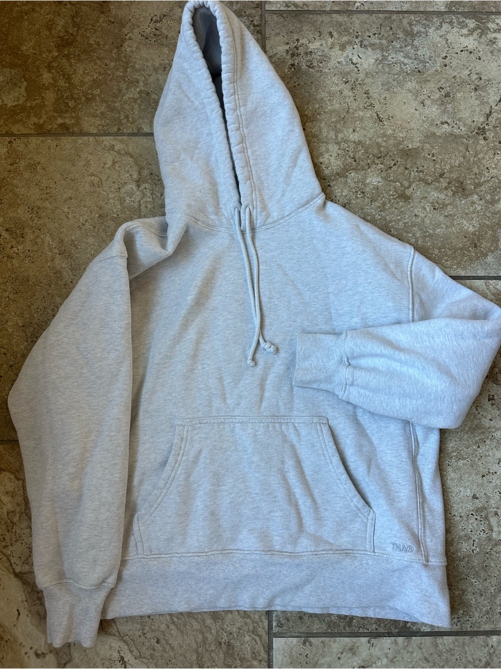 TNA Light Gray Pullover Hoodie
